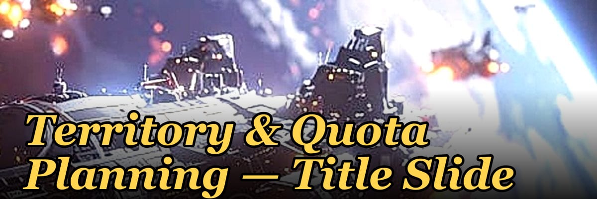 Territory & Quota Planning — Title Slide