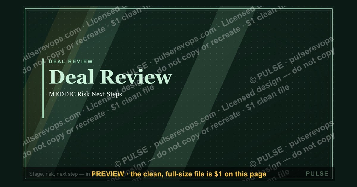 Deal Review — Title Slide — figure 1