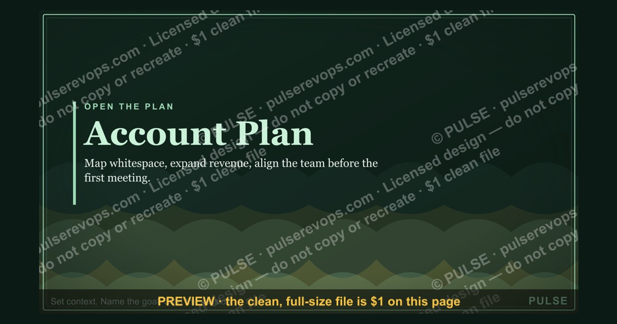 Account Plan — Title Slide — figure 1