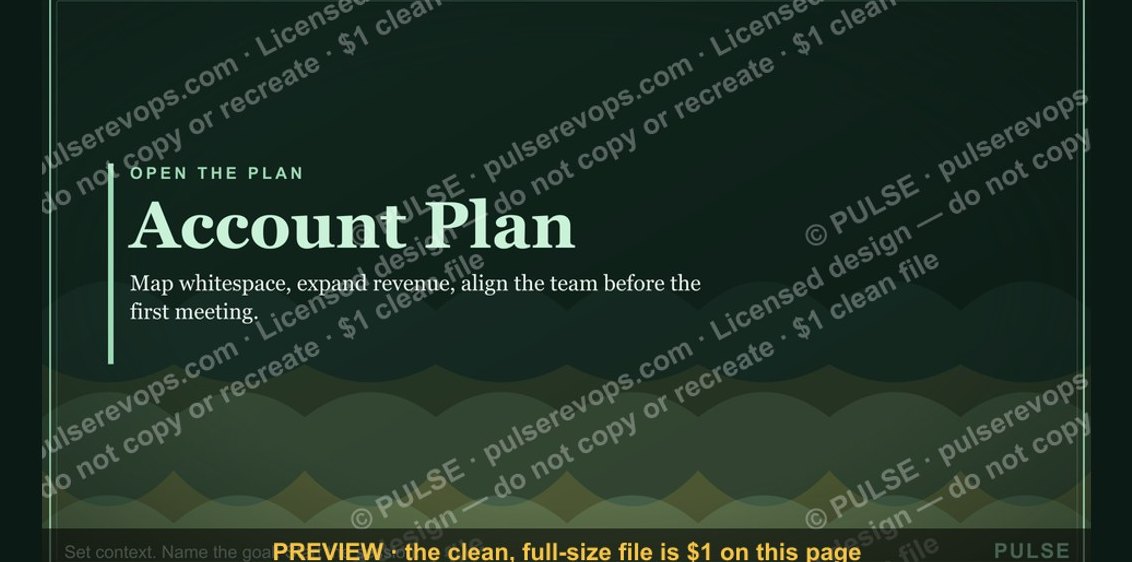 Account Plan — Title Slide