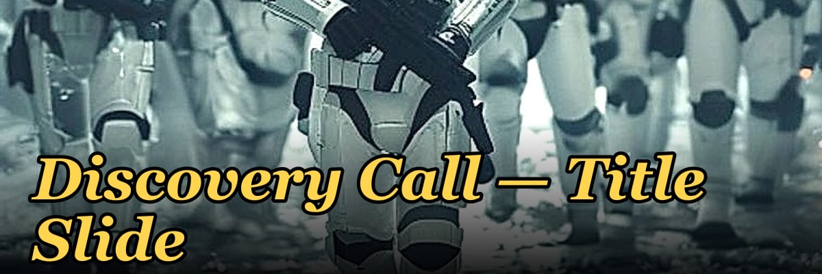 Discovery Call — Title Slide