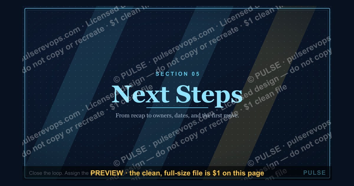 Next Steps — Section Divider Slide — figure 1