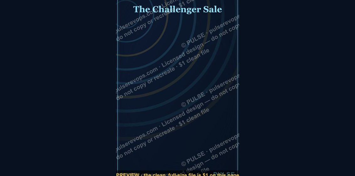 The Challenger Sale — Infographic
