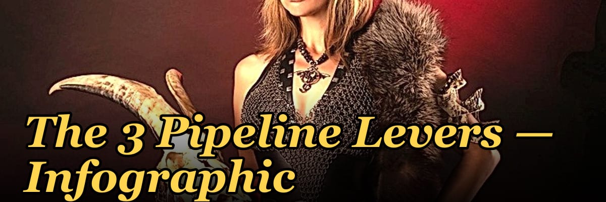 The 3 Pipeline Levers — Infographic