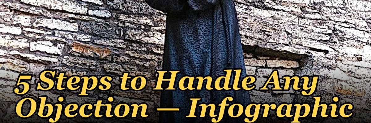5 Steps to Handle Any Objection — Infographic