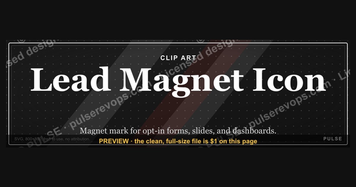 Lead Magnet Icon — Icon / Clip Art — figure 1