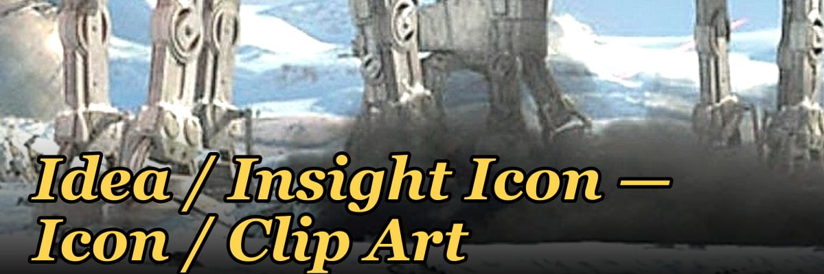 Idea / Insight Icon — Icon / Clip Art
