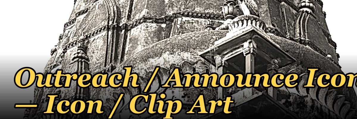 Outreach / Announce Icon — Icon / Clip Art