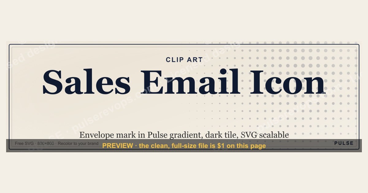 Sales Email Icon — Icon / Clip Art — figure 1