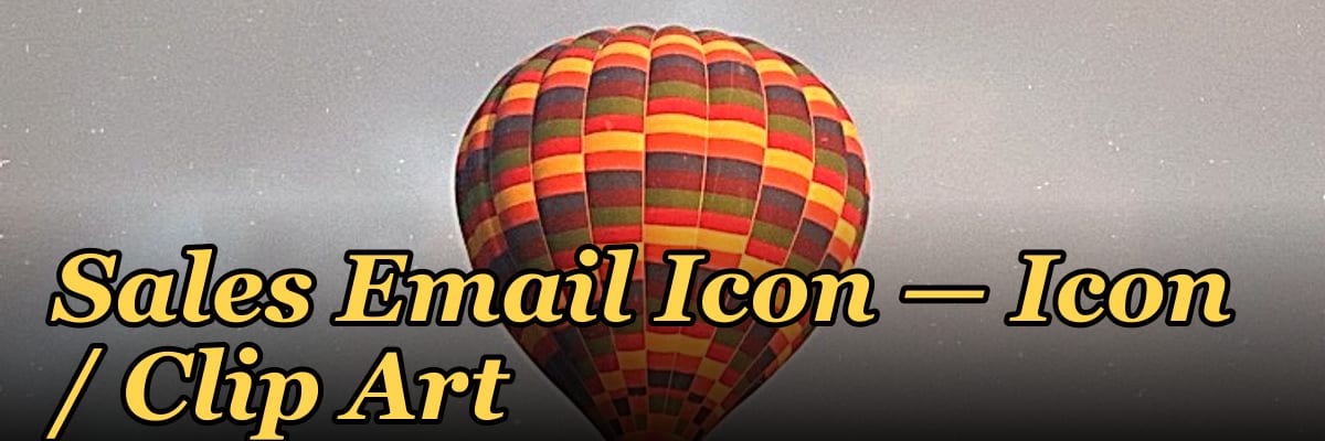 Sales Email Icon — Icon / Clip Art