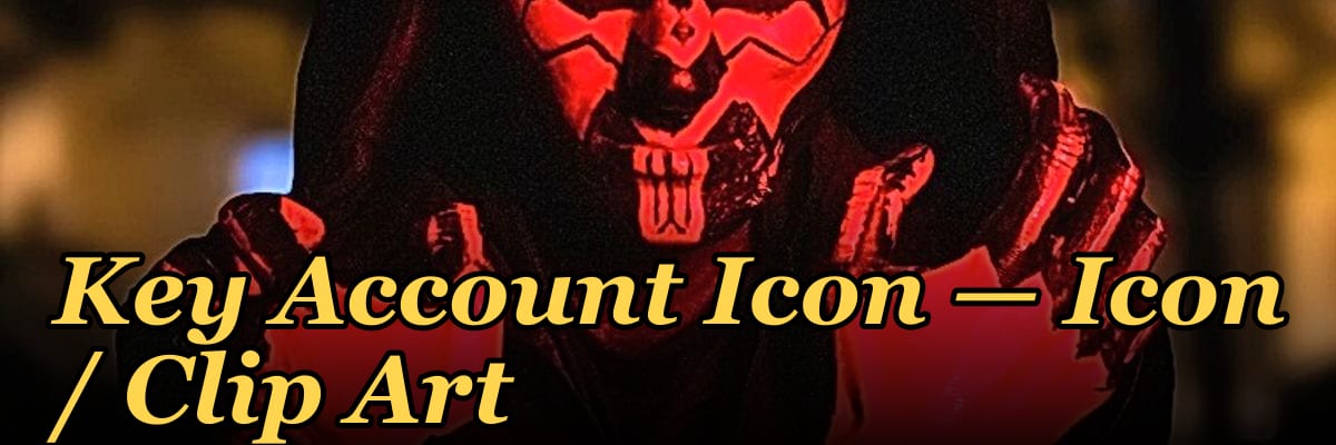 Key Account Icon — Icon / Clip Art