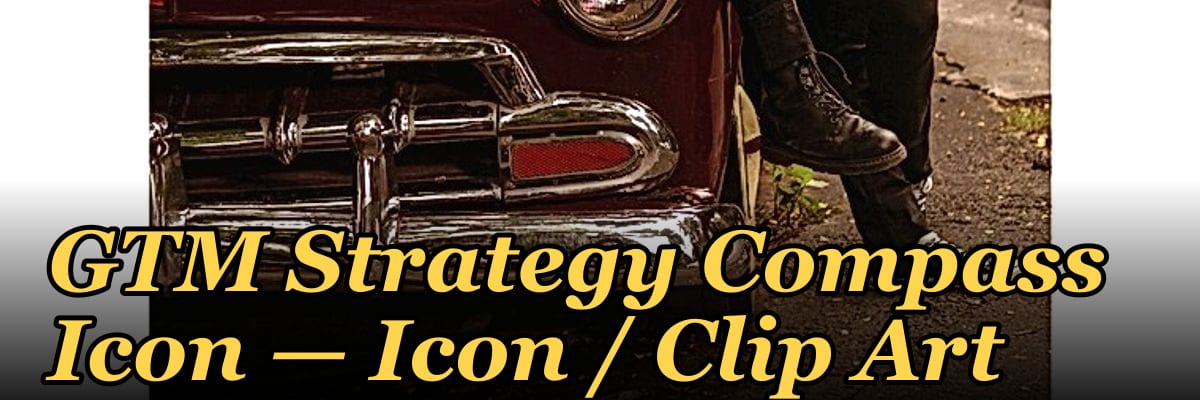 GTM Strategy Compass Icon — Icon / Clip Art