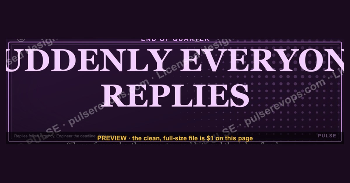 “SUDDENLY EVERYONE REPLIES” — Sales Meme