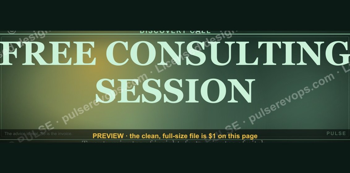“FREE CONSULTING SESSION” — Sales Meme
