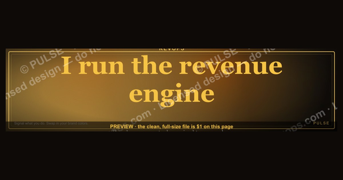 Revenue Operations — LinkedIn Banner