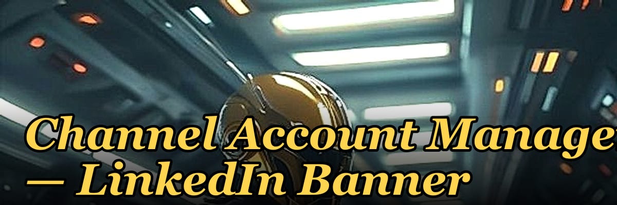 Channel Account Manager — LinkedIn Banner