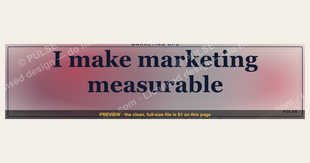 Marketing Operations — LinkedIn Banner