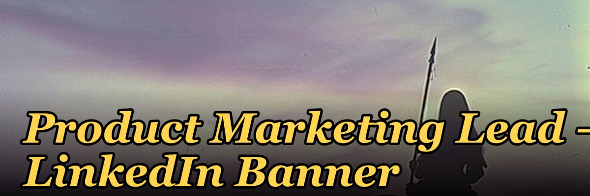 Product Marketing Lead — LinkedIn Banner