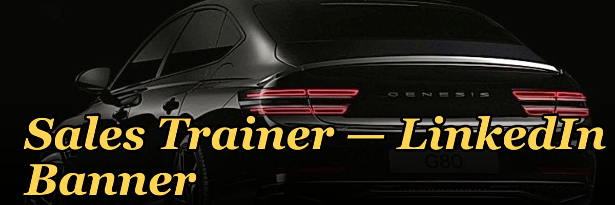 Sales Trainer — LinkedIn Banner