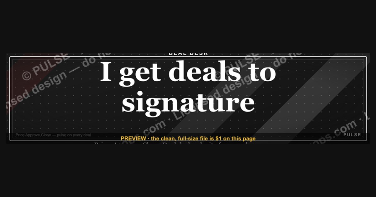 Deal Desk Manager — LinkedIn Banner