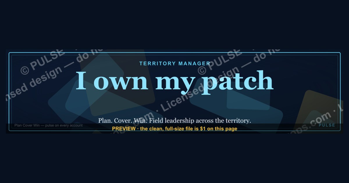 Territory Manager — LinkedIn Banner