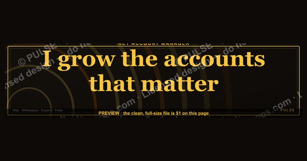 Key Account Manager — LinkedIn Banner
