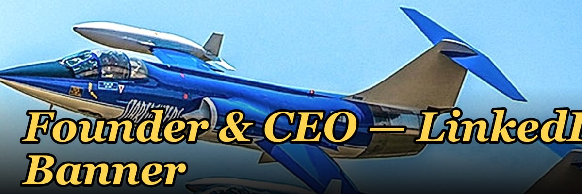 Founder & CEO — LinkedIn Banner