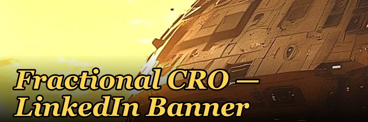 Fractional CRO — LinkedIn Banner