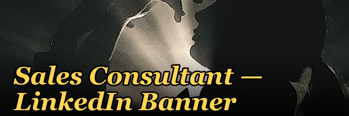 Sales Consultant — LinkedIn Banner