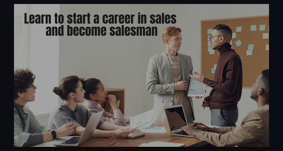 “Start your sales career here.” — LinkedIn Banner