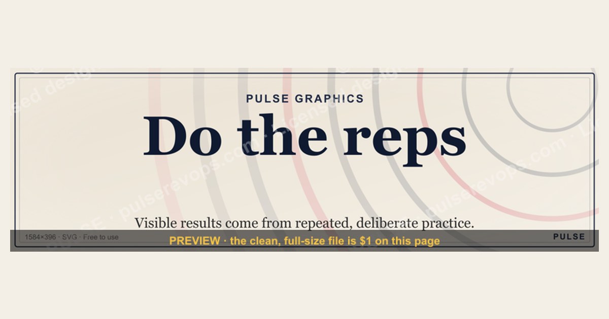 Do the reps. — LinkedIn Wallpaper