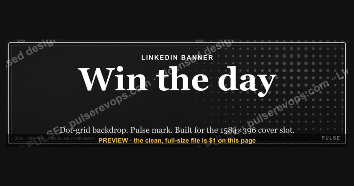 Win the day. — LinkedIn Wallpaper