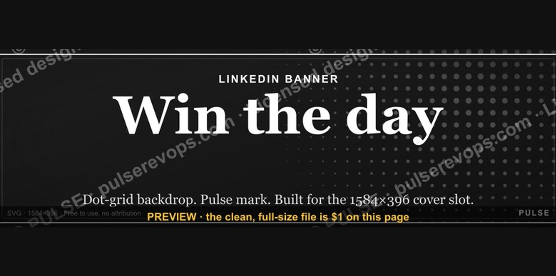 Win the day. — LinkedIn Wallpaper