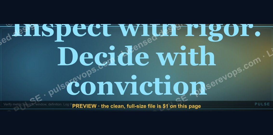 Inspect with rigor — Sales Management Banner