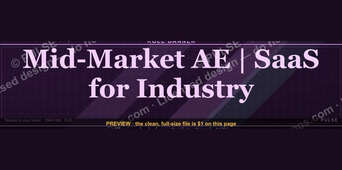 Mid-Market Account Executive — LinkedIn Banner