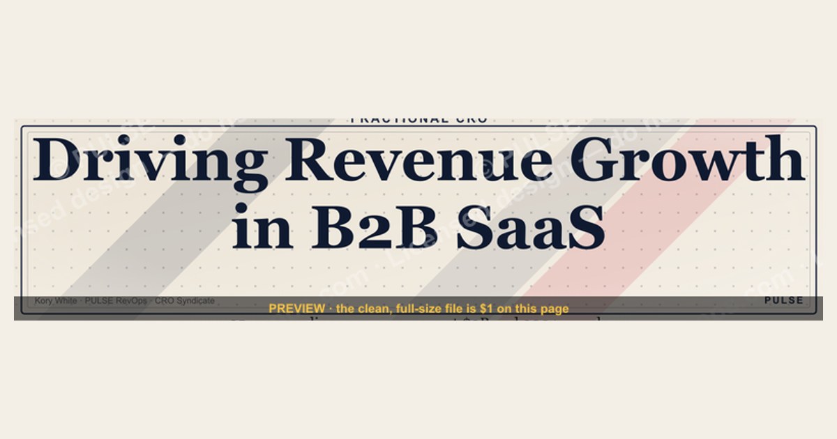 B2B SaaS VP of Sales — LinkedIn Banner