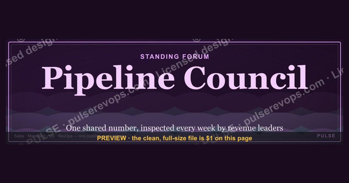 Pipeline Council — Team Banner