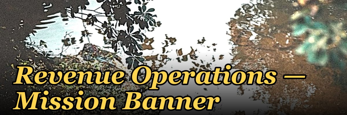 Revenue Operations — Mission Banner