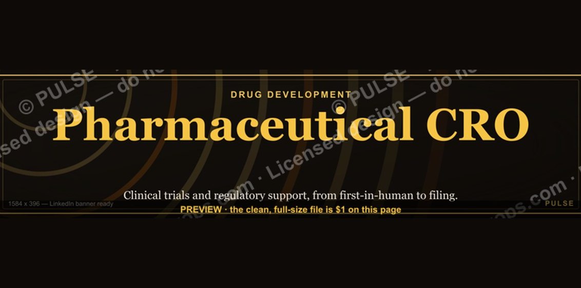 Pharmaceutical CRO — LinkedIn Banner