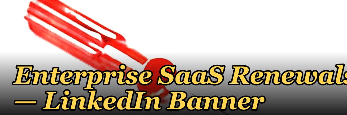 Enterprise SaaS Renewals — LinkedIn Banner