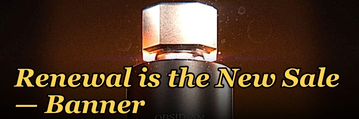 Renewal is the New Sale — Banner
