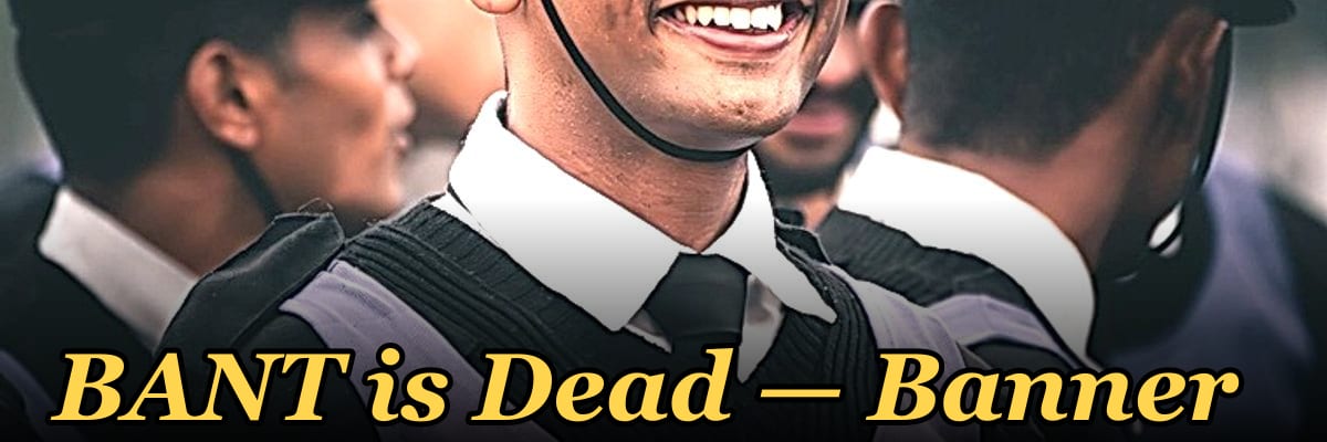 BANT is Dead — Banner