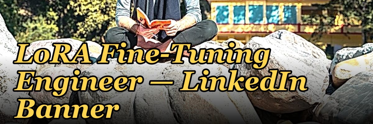 LoRA Fine-Tuning Engineer — LinkedIn Banner