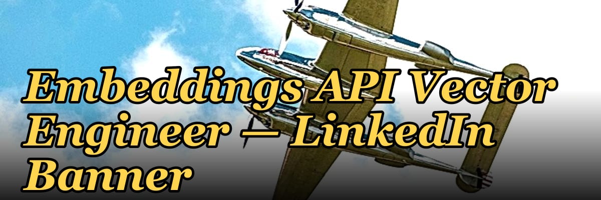 Embeddings API Vector Engineer — LinkedIn Banner