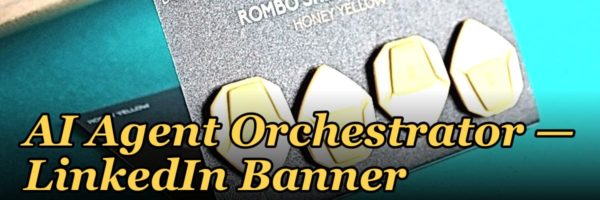 AI Agent Orchestrator — LinkedIn Banner
