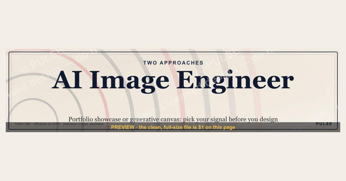 AI Image Engineer — LinkedIn Banner