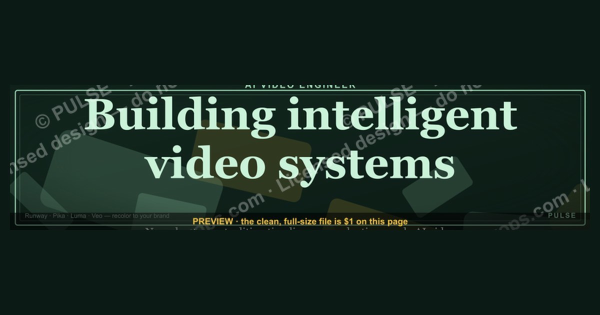 AI Video Engineer — LinkedIn Banner — figure 1