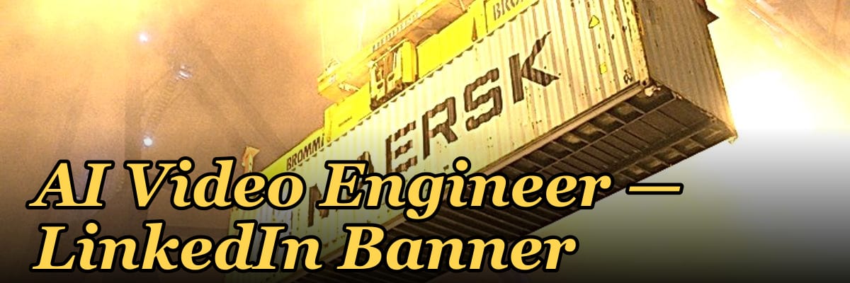 AI Video Engineer — LinkedIn Banner