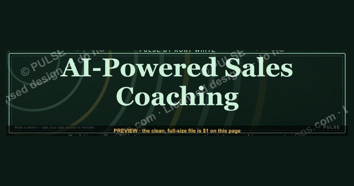 AI Sales Coaching Operator — LinkedIn Banner — figure 1