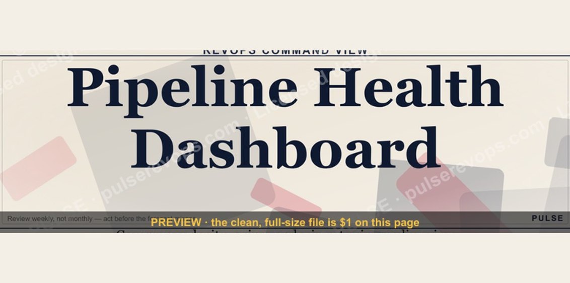 Pipeline Health Dashboard